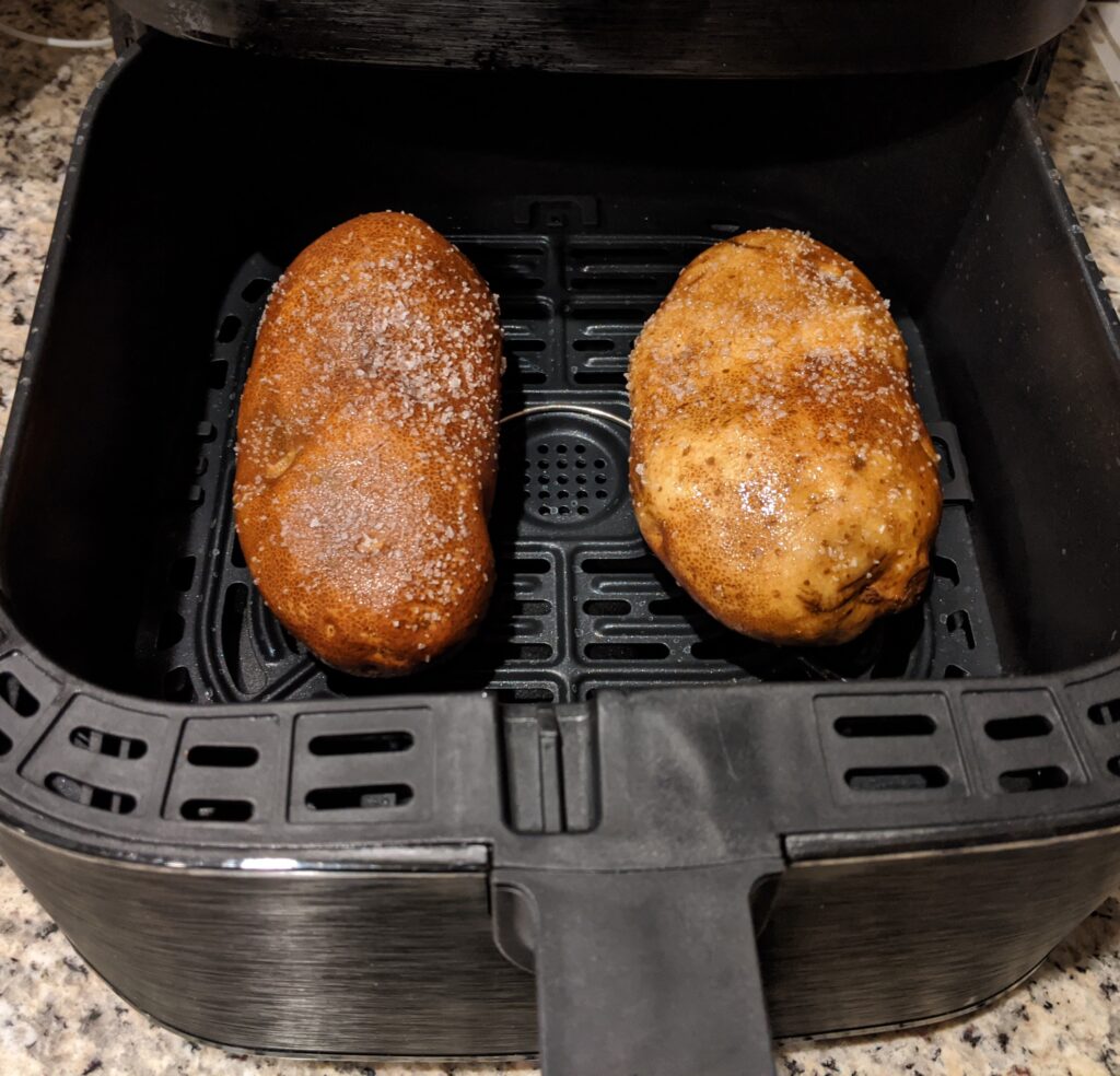 air fryer baked potato