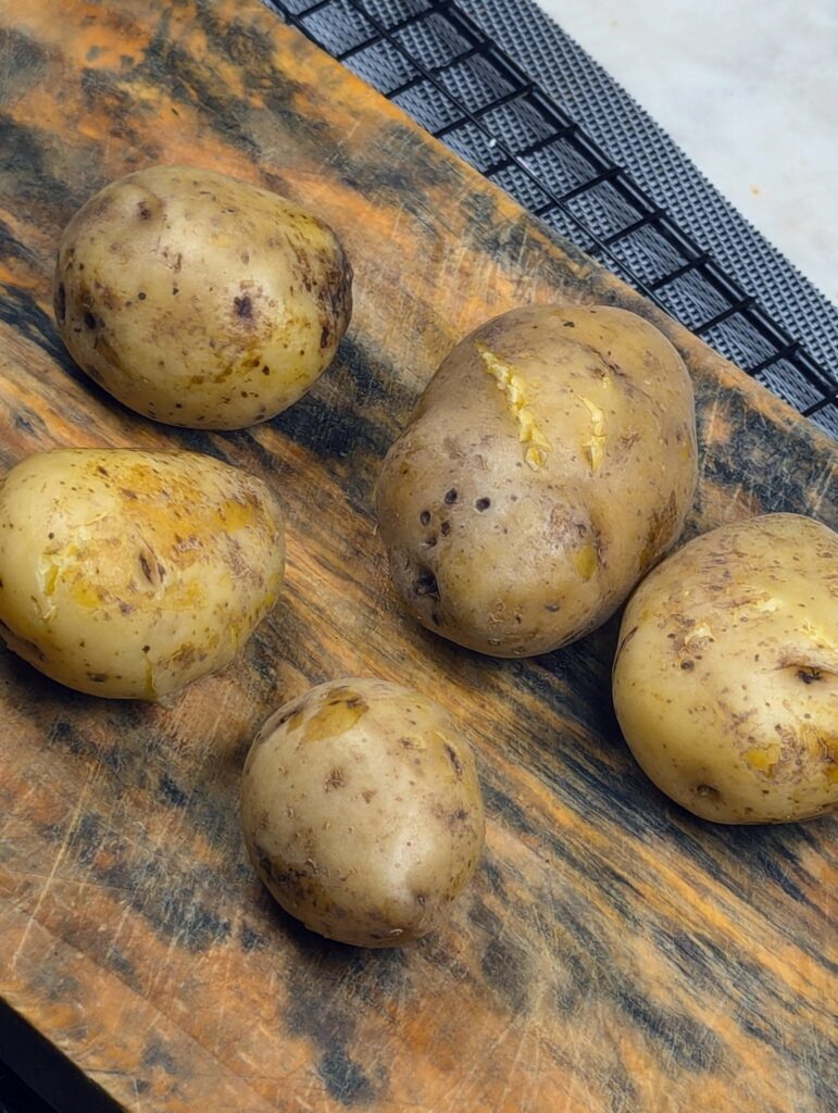 boiled potato
