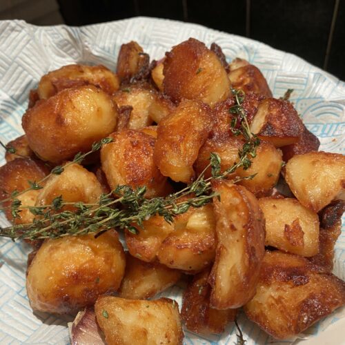 crispy roasted potatoes