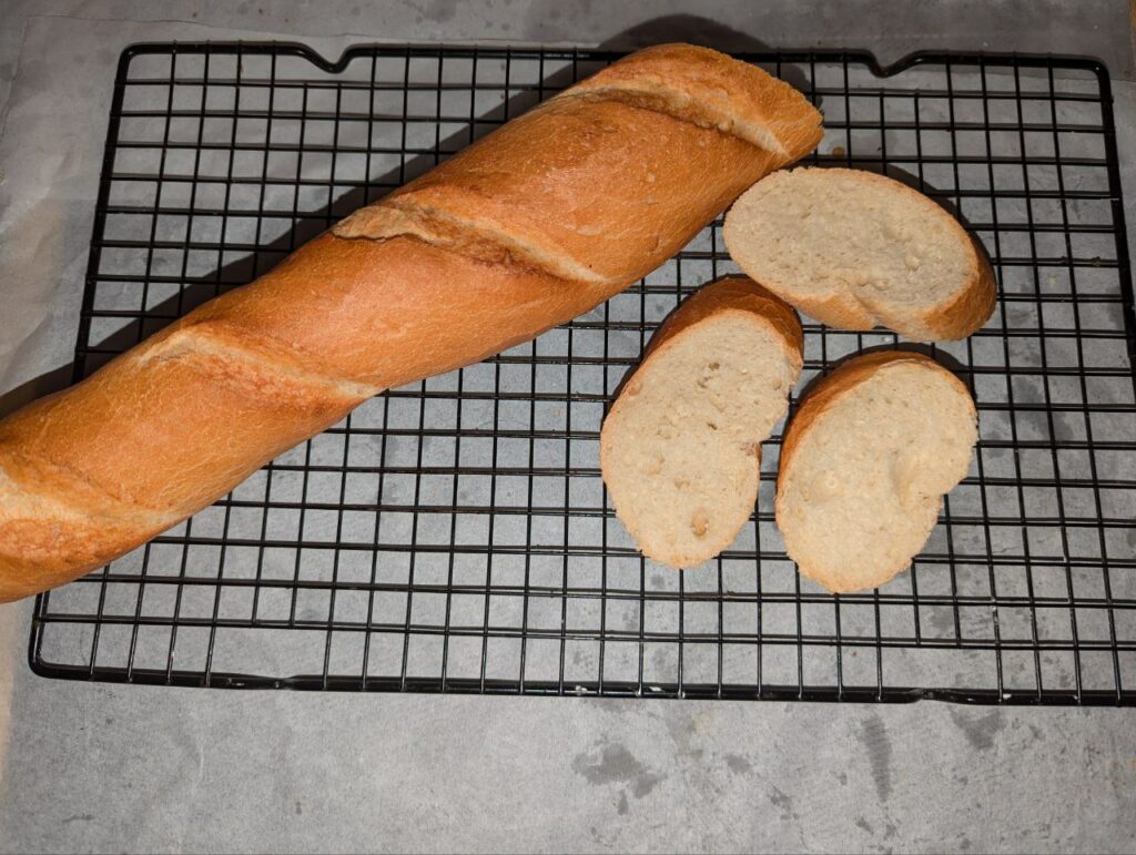 baugette slices