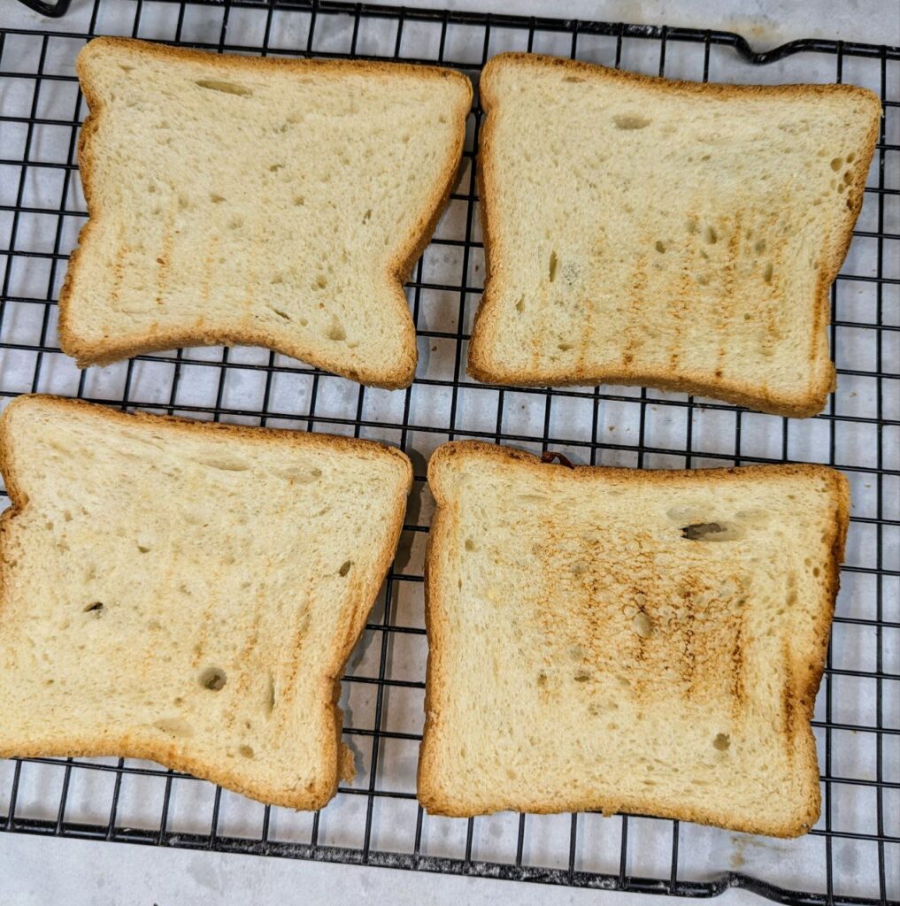 toasted dry bread