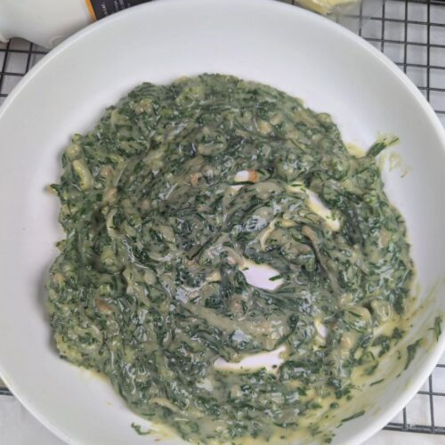 creamed spinach