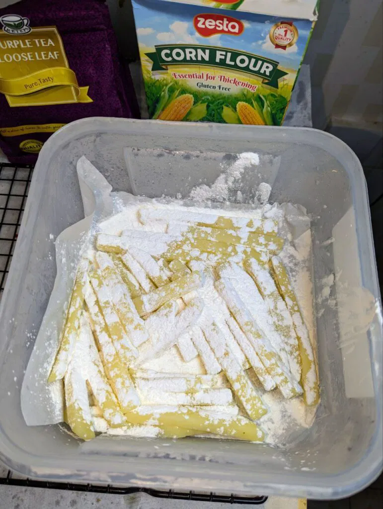 Corn Starch Dusting Fries