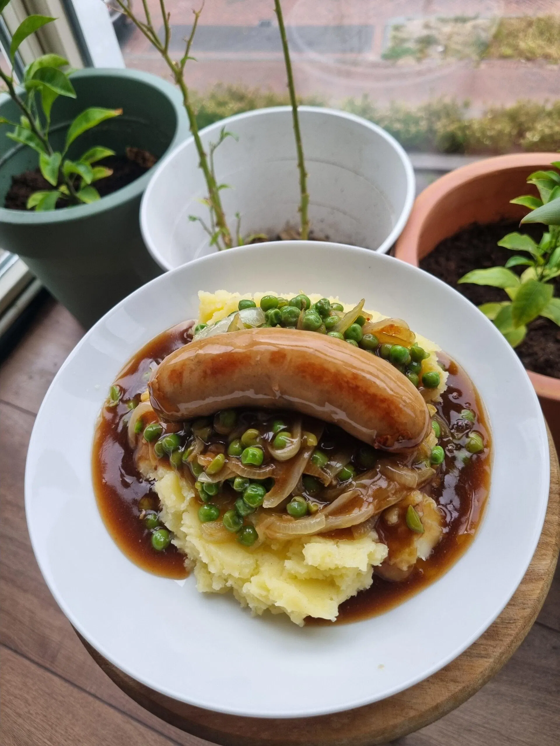 bangers and mash