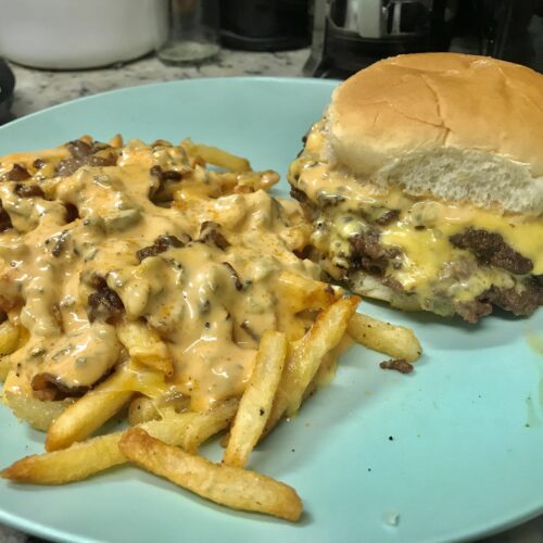 in n out burger and fries