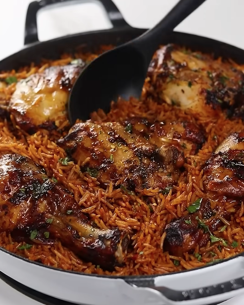 jollof rice with chicken